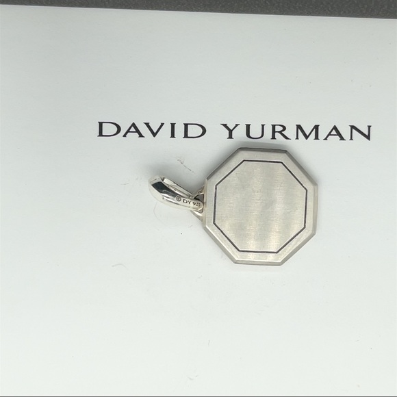 David Yurman Sterling Silver Mens & Womens St. Saint Patrick Amulet Pendent - Picture 3 of 6